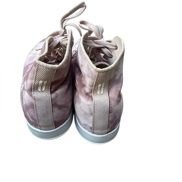 NoBull Dusty Rose Tie-Dye High Top Canvas Trainer Sneakers Womens 6.5 Mens 5 - Picture 4 of 9